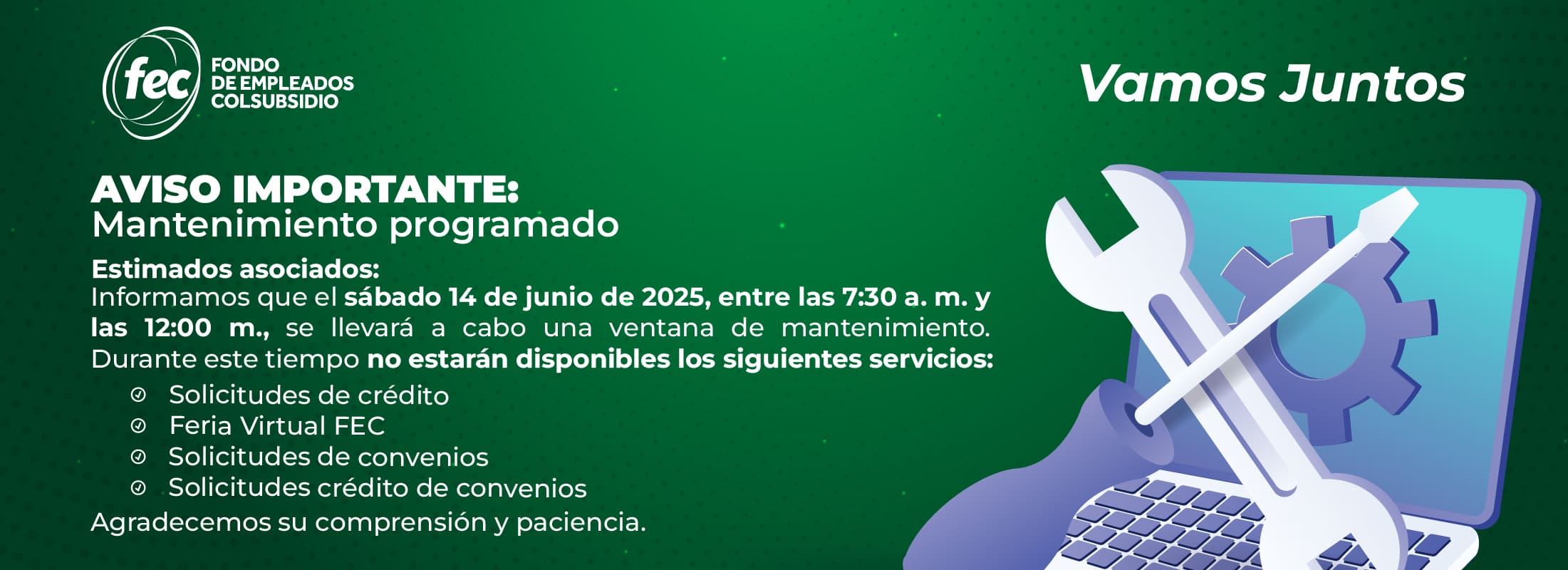 pop up escritorio