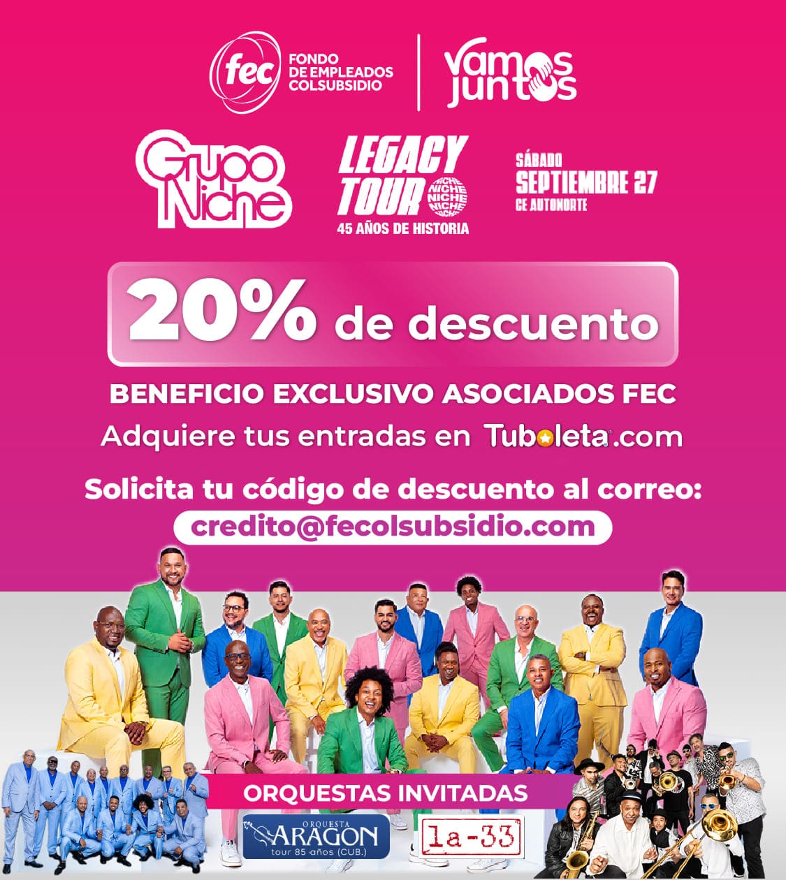 Concierto Grupo Niche