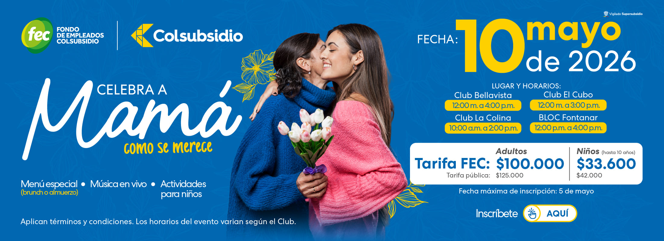 Dia de la madre Colsubbsidio