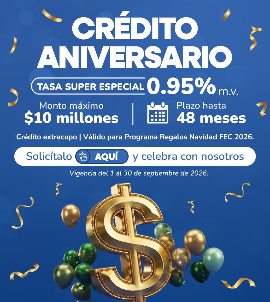 Credito Aniversario FEC